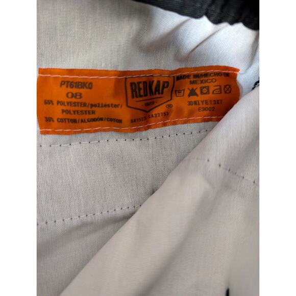 Red Kap Industrial Work Pants Women's Size 8 black (617) - Picture 6 of 6